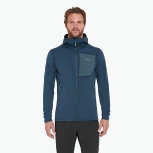Férfi trekking pulóver Rab Superflux Hoody tempest blue (Superflux Hoody QFG-13-TMB) kép