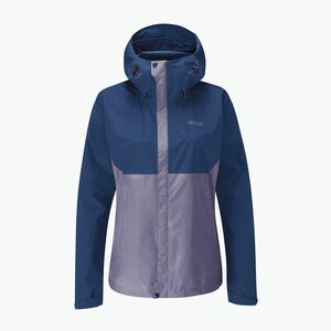 Női esőkabát Rab Downpour Eco patriot blue/purple sage (Downpour Eco QWG-83-PTP) kép