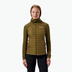 Női hibrid kabát Berghaus Nula Hybrid oak moss (Nula Hybrid 4-A000778KV4) kép