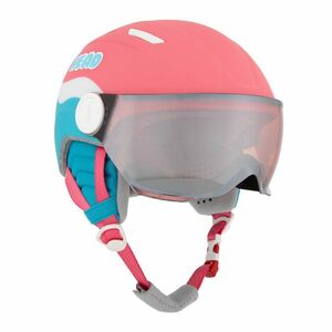 Gyerek sísisak HEAD Maja Visor pink/blue/silver red (Maja Visor 328334) kép
