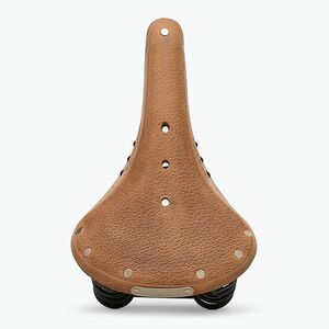 Kerékpár nyereg Brooks England Flyer Softened dark tan (Flyer Softened BRS-B396HPLA07210) kép