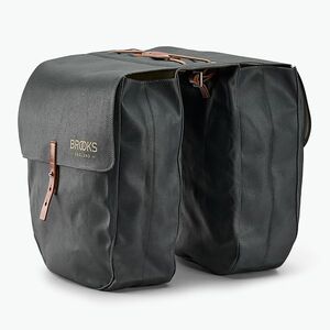 Kerékpáros táska Brooks England Brick Lane Panniers 30 l grey/honey (Brick Lane Panniers BRS-BB00100A07266) kép