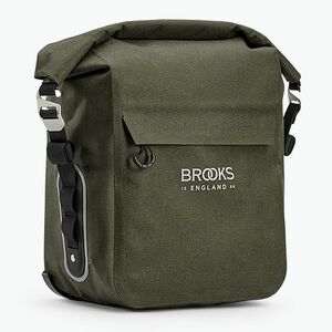 Kerékpáros táska Brooks England Scape Pannier Small 10-13 l mud green (Scape Pannier Small BRS-BPA01PLA0S401) kép