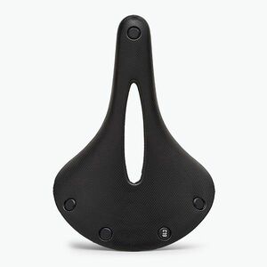 Kerékpár nyereg Brooks England C19 Carved black (C19 Carved BRS-C209C00A06300) kép