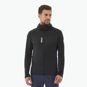 Férfi pulóver Millet Fusion Grid Hoodie black/noir (Fusion Grid Hoodie MIV9024_N0247) kép