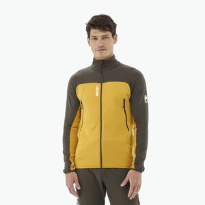 Férfi pulóver Millet Fusion Grid safran/deep jungle (Fusion Grid MIV9465_N9939) kép
