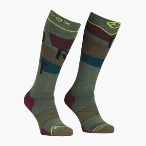 Férfi sízokni ORTOVOX Freeride Long Socks Cozy wild herbs (Freeride Long Socks Cozy 5440100009) kép
