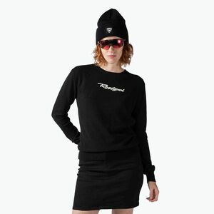 Női pulóver Rossignol Signature Rossignol Knit black (Signature Rossignol Knit RLMWO19_200) kép