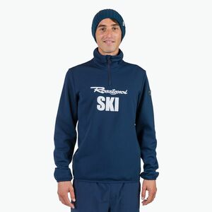Férfi pulóver Rossignol Signature Ski Hz Fleece dark navy (Signature Ski Hz Fleece RLNML16_715) kép