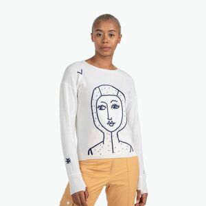 Női pulóver Rossignol Jcc Lina Pull white (Jcc Lina Pull RLNWO09) kép