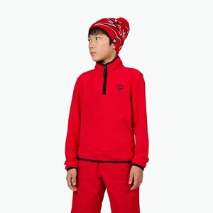 Gyerek pulóver Rossignol Jr Strawpile Fleece Fz sports red (Jr Strawpile Fleece Fz RLNYL05_301) kép