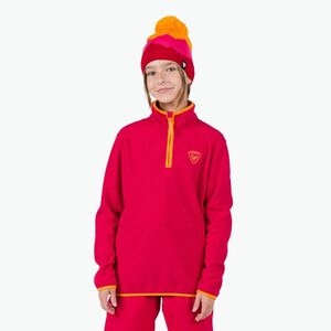 Gyerek pulóver Rossignol Jr Strawpile Fleece Fz ruby red (Jr Strawpile Fleece Fz RLNYL05_35M) kép
