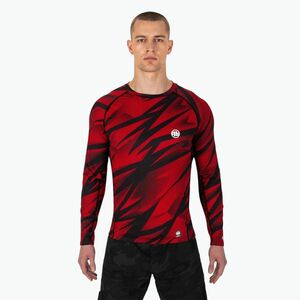 Férfi hosszú ujjú rashguard Pitbull Rashguard Dot Camo II red (Rashguard Dot Camo II 952243450004) kép