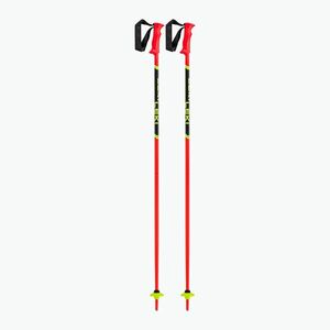 Gyerek síbot LEKI Racing bright red/ black/ neon yellow (Racing Kids 65344301) kép