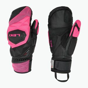 Női síkesztyű LEKI WCR Venom SL 3D Mitt black/ pink (WCR Venom SL 3D Mitt W 654801602) kép