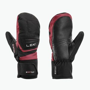 Gyerek síkesztyű LEKI Griffin 3D Junior Mitt black/ rose (Griffin 3D Junior Mitt 654805805) kép