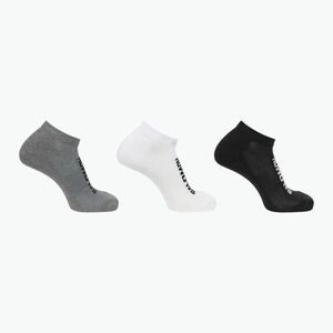 Zokni Salomon Everyday Low 3 pary black/white/med grey (Everyday Low 3-Pack LC208710059) kép