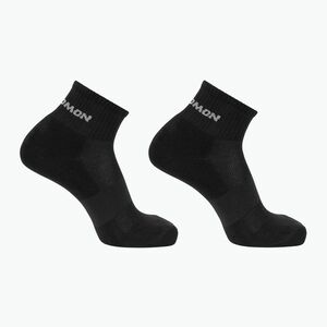 Zokni Salomon Evasion Ankle 2 pary black/black (Evasion Ankle 2-Pack LC208750056) kép