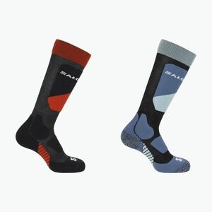 Gyerek sízokni Salomon S/Access Jr 2 black/ magnet (S/Access Jr 2 LC245360030) kép