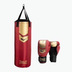 Boxszett Everlast Prospect 2 Heavy Bag red/gold (Prospect 2 Heavy Bag EV3139-RED/GLD) kép