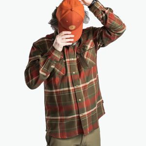 Férfi ing Pinewood Cornwall d.green/d.copper (Cornwall 9435) kép