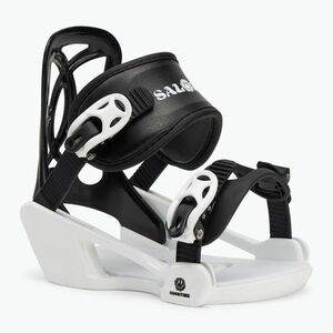 Gyerek snowboard kötés Salomon Goodtime XS black/white (Goodtime XS L47337200) kép