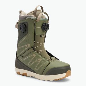 Férfi snowboard cipő Salomon Launch Boa SJ Boa deep lichen green/beluga/vintage khaki (Launch Boa SJ Boa L47538000) kép
