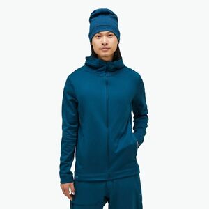 Férfi pulóver Peak Performance Rider Tech Zip Hood b42 infinity teel (Rider Tech Zip Hood G79554080) kép