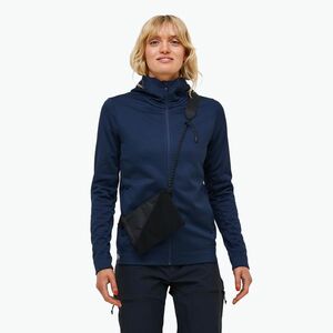 Női pulóver Peak Performance Rider Tech Zip Hood blue shadow (Rider Tech Zip Hood G79555010) kép