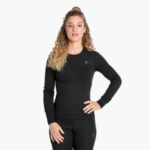 Női termo hosszú ujjú felső ODLO Active Warm Bl Top Crew Neck black (Active Warm Bl Top Crew Neck 159101/15000) kép