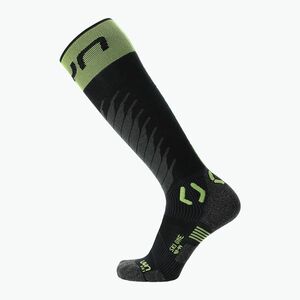 Férfi sízokni UYN Ski One Merino black/lime (Ski One Merino S100274) kép