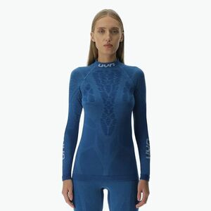 Női thermo hosszú ujjú felső UYN Elevation Biomorph LS Turtle Neck blue atoll (Elevation Biomorph LS Turtle Neck U100512) kép