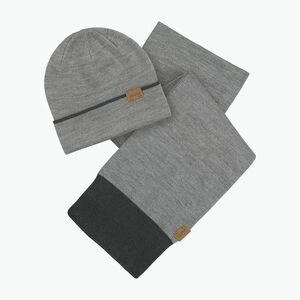 Garnitúra Sapka + Sál Musto Tipped Beanie & Scarf Gift Set grey/ melange (Tipped Beanie & Scarf Gift Set 86123_949) kép