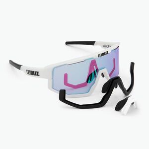 Napszemüveg Bliz Fusion Nano Optics Nordic Light matt white/ begonia/ violet w blue multi (Fusion Nano Optics Nordic Light 0ZB7005-21) kép