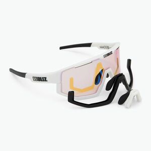 Napszemüveg Bliz Fusion Nano Optics Nordic Light matt white/ coral/ orange w blue multi (Fusion Nano Optics Nordic Light 0ZB7005-20) kép
