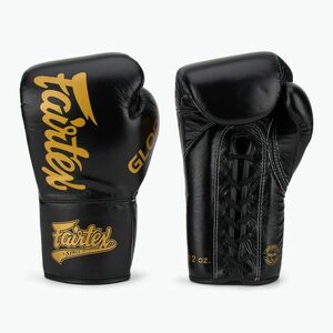 Boxkesztyű Fairtex Glory Competition Lace Up black (Glory Competition Lace Up BGLG1-BK) kép