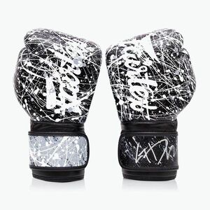 Rękawice boskerskie Fairtex Microfiber Art Collections Painter black/white (Microfiber Art Collections Painter BGV14PT-BW) kép