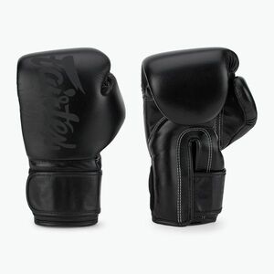 Rękawice boskerskie Fairtex Microfiber Art Collection Solid black (Microfiber Art Collection Solid BGV14SB-BK) kép