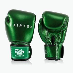 Boxkesztyű Fairtex Metallic Boxing green (Metallic Boxing BGV22-GN) kép