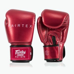 Boxkesztyű Fairtex Metallic Boxing red (Metallic Boxing BGV22-RD) kép