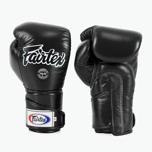 Fairtex stílusos szögletes sparring boxkesztyű - Locked Thumb fekete (Stylish Angular Sparring BGV6-BK) kép
