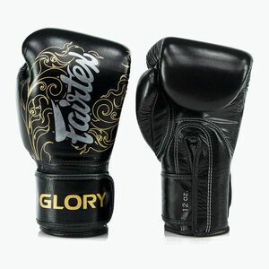Boxkesztyű Fairtex Glory Kickboxing Competition Training Boxing black/gold (Glory Kickboxing Competition Training Boxing BGVG3-BK/GD) kép