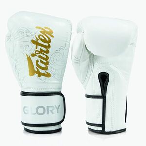 Boxkesztyű Fairtex Glory Kickboxing Competition Training Boxing white (Glory Kickboxing Competition Training Boxing BGVG3-WH) kép