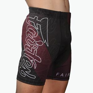 Fairtex Vale Tudo CP8 fekete/lila edző rövidnadrág (Tudo CP8) kép
