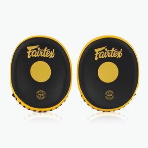 Fairtex Speed & Accuracy Focus Mitts fekete/arany edzőmancsok fekete/arany edzőmancsok (Fairtex Speed & Accuracy Focus Mitts FMV15-BK) kép