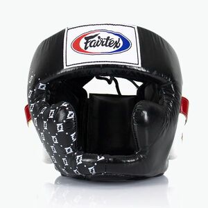 Box fejvédő Fairtex Super Sparring black/white (Super Sparring HG10-BK-WH) kép