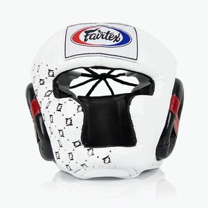 Box fejvédő Fairtex Super Sparring white/black (Super Sparring HG10-WH/BK) kép