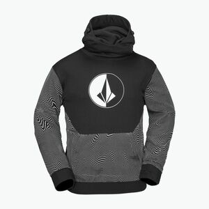 Férfi snowboard pulóver Volcom Hydro Riding Hoodie black print (Hydro Riding Hoodie G4152502-BPR) kép