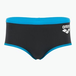 Férfi úszónadrág arena One Low Waist Short Big Logo asphalt/turquise (One Low Waist Short Big Logo 008549/581) kép