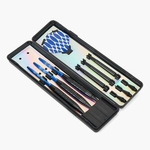 Rzutki do darta OneTeam Dart Soft BOLT 18, 8 g 3 db fekete/kék (Dart Soft BOLT OTM-B4C005-BL) kép